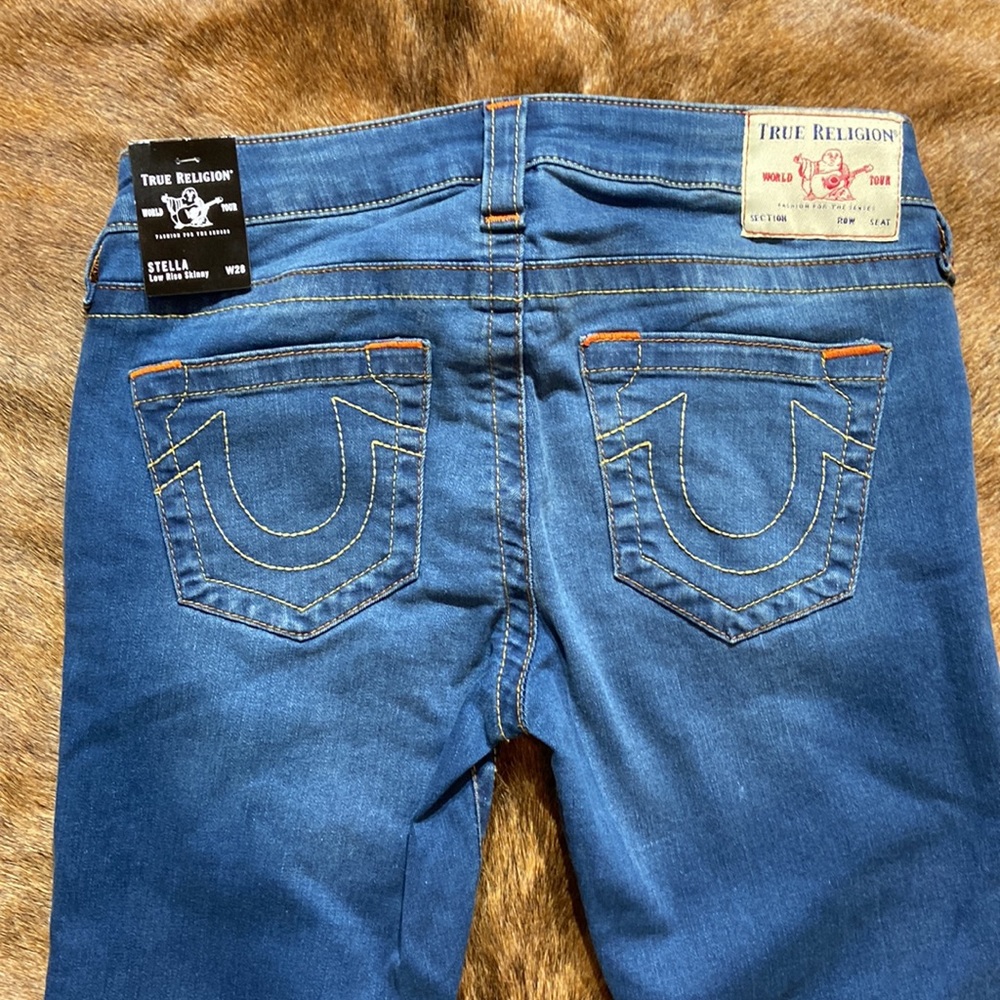 True Religion Stella Low Rise Skinny Jean NWT Size 28